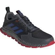 EG3457 275 [RESPONSETRAIL M ランニングシューズ コアブラック×チームロイヤルブルー×グレーシックス 27.5cm]