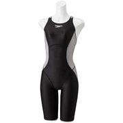 【FINA承認】FLEXαフレックスアルファ セミオープンバックニースキン FLEX α Semiopenback Kneeskin SCW12001F (SV)シルバー Sサイズ [競泳水着 レディース]