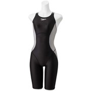 【FINA承認】FLEXαフレックスアルファ セミオープンバックニースキン FLEX α Semiopenback Kneeskin SCW12001F (SV)シルバー XOサイズ [競泳水着 レディース]