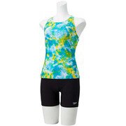 Tie Dye Separates SFW22006 GR Lサイズ [フィットネスセパレート水着 レディース]