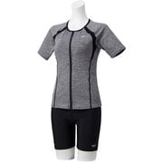 アクムーブハーフスリーブセパレーツ Aqmove H/S Separates SFW32017 (GX)グレイミックス Mサイズ [水着 レディース]