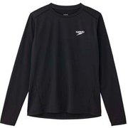 ロングスリーブアルファドライTシャツ L/S ALPHADRY Tee SAW32001 ブラック(K) Mサイズ [フィットネス シャツ レディース]