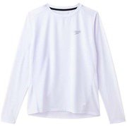 ロングスリーブアルファドライTシャツ L/S ALPHADRY Tee SAW32001 ホワイト(W) Mサイズ [フィットネス シャツ レディース]
