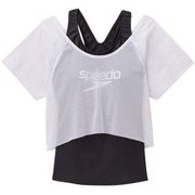 Mesh Cover Across Top SFW72001 W Mサイズ [フィットネス シャツ レディース]