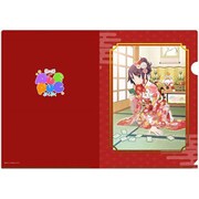 ＜物語＞シリーズ ぷくぷく A4クリアファイル 戦場ヶ原ひたぎ（謹賀新年） [キャラクターグッズ]