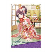 ＜物語＞シリーズ ぷくぷく パスケース 戦場ヶ原ひたぎ（謹賀新年） [キャラクターグッズ]