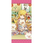 ＜物語＞シリーズ ぷくぷく ミニタペストリー 忍野忍（謹賀新年） [キャラクターグッズ]