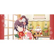 ＜物語＞シリーズ ぷくぷく ミニ手ぬぐい 戦場ヶ原ひたぎ（謹賀新年） [キャラクターグッズ]
