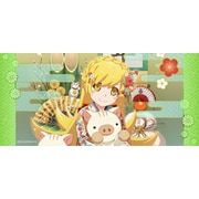 ＜物語＞シリーズ ぷくぷく ミニ手ぬぐい 忍野忍（謹賀新年） [キャラクターグッズ]
