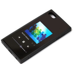 iPod Touch（第5/6/7世代）用 ガラスハイブリッドケース ミッキーマウス/ブラック PG-IT7DGT01MKY
