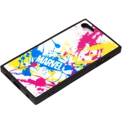 iPod Touch（第5/6/7世代）用 ガラスハイブリッドケース スプラッシュロゴ/ホワイト PG-IT7DGT04MVL