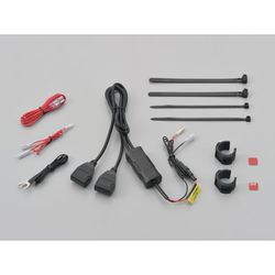 バイク専用電源 メインキー連動 USB2ポート（USB2口合計5V4.8A） 99503