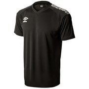 TR半袖プラクティスシャツ UUUPJA52 (BLK)ブラック Mサイズ [機能性スポーツウェア シャツ メンズ]