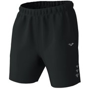 ショートパンツ AMUPJD84 (BKSV)ブラック×シルバー Lサイズ [機能性スポーツウェア ショートパンツ レディース]