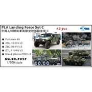 SPR7017 中国軍・車両セットC 10式ICV・09式IFV・11式AAV・ORV四輪車各3両 レジン [1/700スケール レジンキット]