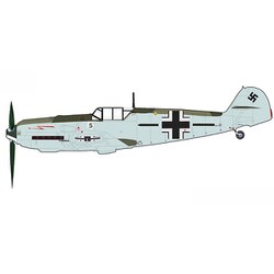ミニカー　1/48 Bf-109E-3 メッサーシュミット ヴァルター・ホルテン機 [HA8714] Bf 109E 1:48 Diecast Model - Hobby Master HM-HA8714 - $99.95
