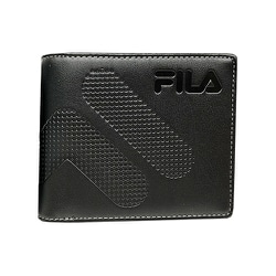 ドットグラデーション 二つ折り財布 黒 61FL51