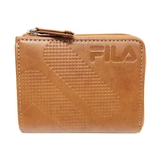 ドットグラデーション L型ファスナー小銭入れ 茶 61FL54