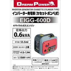 ヨドバシ.com - ドリームパワー DREAM POWER EIGG-600D [インバーター