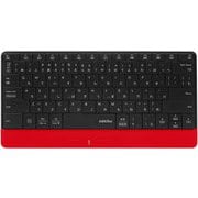 INNOPRESSO タッチパッド内蔵 ワイヤレスキーボード mokibo 日本語配列 レッド MKB316-RD