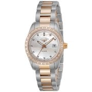 コンクエストクラシック シルバー×ピンクゴールド 腕時計 並行輸入品 L2.285.5.88.7