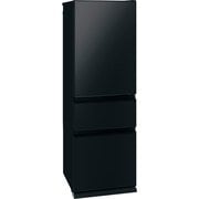 冷蔵庫(365L・右開き) 3ドア クリスタルブラック MR-CG37TE-B