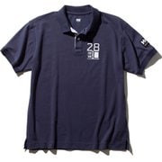 ショートスリーブフラッグポロ S/S FLAG POLO HH32001 ヘリーブルー(HB) XSサイズ [アウトドア カットソー メンズ]