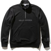 HHロゴスウェットハーフジップ HH Logo Sweat Half-zip HE32024 （K）ブラック XLサイズ [アウトドア スウェット メンズ]