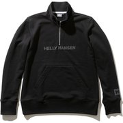HHロゴスウェットハーフジップ HH Logo Sweat Half-zip HE32024 （K）ブラック WMサイズ [アウトドア スウェット レディース]