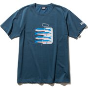 ショートスリーブオプナーティー S/S APNER TEE HE62025 (AI)アイ Mサイズ [アウトドア カットソー メンズ]