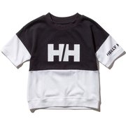 ショートスリーブフットボールティー K S/S Football Tee HJ62004 (K)ブラック 100サイズ [アウトドア トップス キッズ]