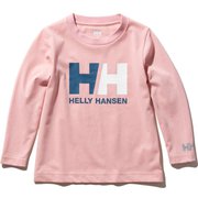 ロングスリーブロゴティー K L/S LOGO TEE HJ32000 (S)サクラ 150サイズ [アウトドア トップス キッズ]