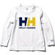 K L/S LOGO TEE HJ32000 W 140サイズ [アウトドア トップス キッズ]