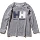 ロングスリーブロゴティー K L/S LOGO TEE HJ32000 (Z)ミックスグレー 110サイズ [アウトドア トップス キッズ]