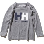ロングスリーブロゴティー K L/S LOGO TEE HJ32000 (Z)ミックスグレー 150サイズ [アウトドア トップス キッズ]