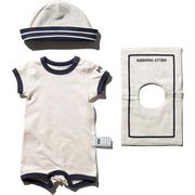 B MF HH ROMPERS ST HB32011 アイボリー 80 [アウトドア ロンパース ベビー]