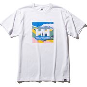ショートスリーブフィヨルドティー S/S Fjord Tee HOE62005 (W)ホワイト Mサイズ [アウトドア カットソー メンズ]