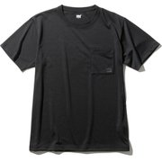 ショートスリーブロゴポケットティー S/S Logo Pocket Tee HOE62007 (K)ブラック Mサイズ [アウトドア カットソー メンズ]