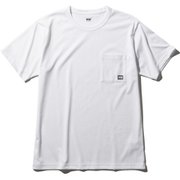 ショートスリーブロゴポケットティー S/S Logo Pocket Tee HOE62007 (W)ホワイト Mサイズ [アウトドア カットソー メンズ]