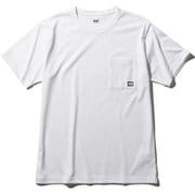 ショートスリーブロゴポケットティー S/S Logo Pocket Tee HOE62007 (W)ホワイト Lサイズ [アウトドア カットソー メンズ]