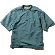 ショートスリーブ ウォーターリペレントライトハーフジップトップ S/S WR Light Half Zip Top HOE32015 マツバ(MU) XLサイズ [アウトドア シャツ メンズ]