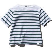 ショートスリーブボーダーティー K S/S Border Tee HOJ32007 (MU)マツバ 140サイズ [アウトドア トップス キッズ]