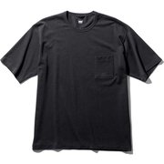 ショートスリーブプレーンポケットティー S/S Plain Pocket Tee HOE62020 (K)ブラック Lサイズ [アウトドア カットソー メンズ]