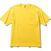 ショートスリーブプレーンポケットティー S/S Plain Pocket Tee HOE62020 (TA)タンポポ Lサイズ [アウトドア カットソー メンズ]