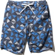 ジオプリントウォーターショーツ Geo Print Water Shorts HE72022 (HB)ヘリーブルー Mサイズ [トランクスタイプ水着 メンズ]