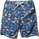 ジオプリントウォーターショーツ Geo Print Water Shorts HE72022 (HB)ヘリーブルー XLサイズ [トランクスタイプ水着 メンズ]