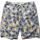 ジオプリントウォーターショーツ Geo Print Water Shorts HE72022 (MH)ミディアムグレー Mサイズ [トランクスタイプ水着 メンズ]