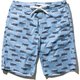 ホエールプリントウォーターショーツ Whale Print Water Shorts HE72023 (PB)ペールブルー Mサイズ [水着 メンズ]