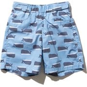 ホエールプリントショーツ Whale Print Shorts HJ72003 (PB)ペールブルー 140サイズ [スイミング 水着 ボーイズ]