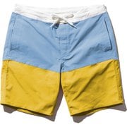 ラインウォーターショーツ LINE WATER SHORTS HE72024 (PB)ペールブルー Mサイズ [水着 メンズ]